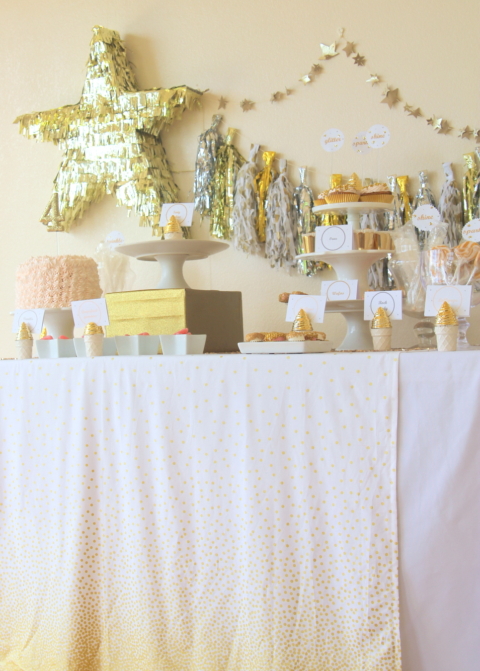 Shining Bright with Gold Party Themes and Ideas