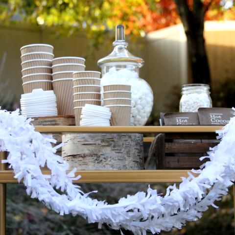 How to Setup a Holiday Drink Station