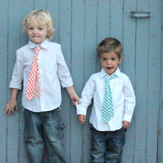how to make a tie-able little boy’s tie