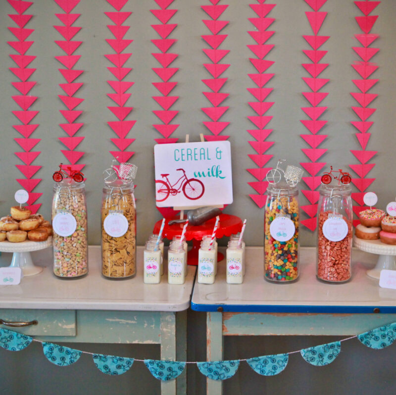 bicycle themed birthday party