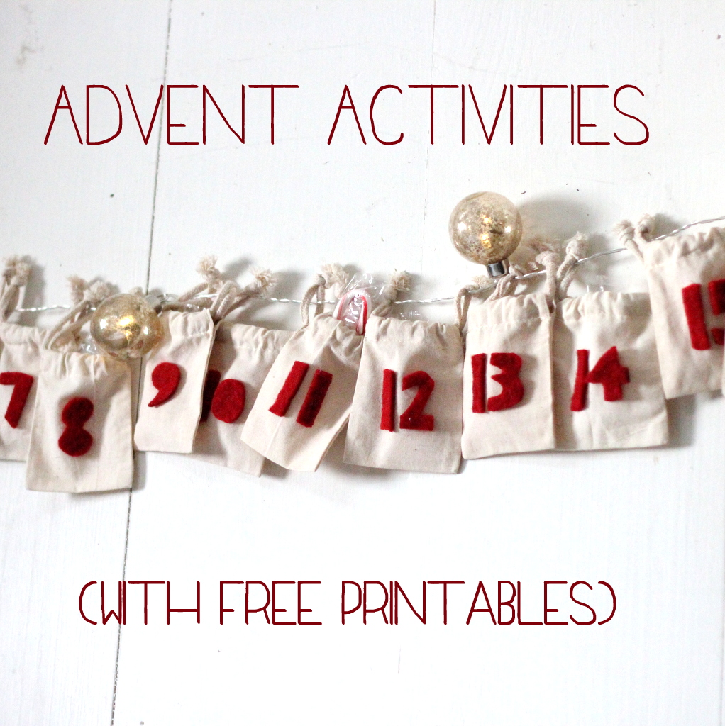 advent activities with free printables