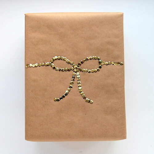 pretty ways to dress up a brown paper package