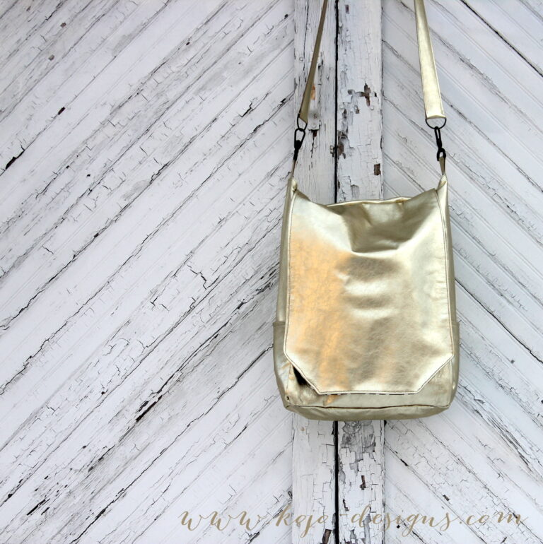 the golden satchel- a leather tote and a giveaway