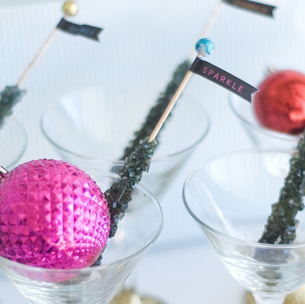 sparkly holiday party project ideas