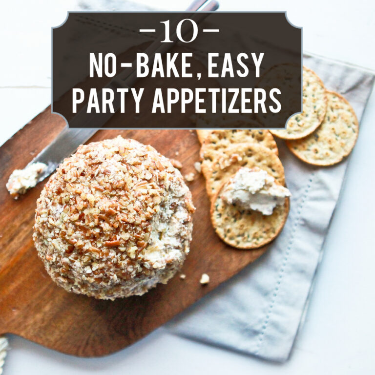 the easiest (no bake!) holiday appetizers