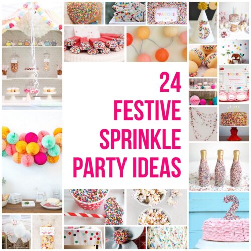 party theme ideas- 24 sprinkled with love party ideas