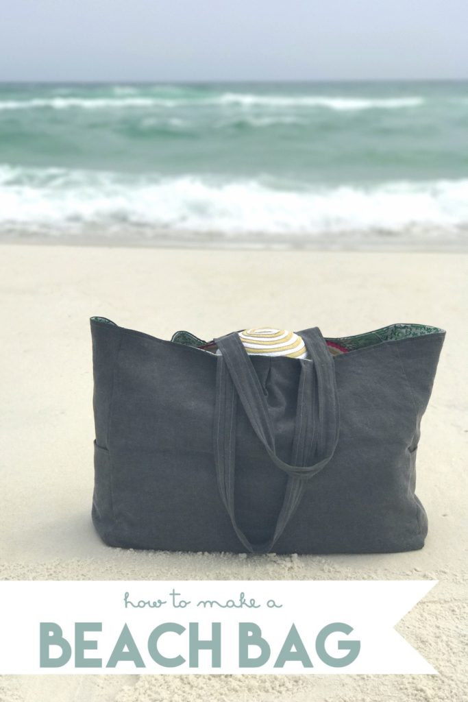 how to make a beach bag