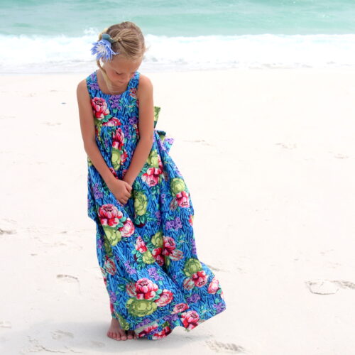 the sweetest summer dress- and some batch sewing tips