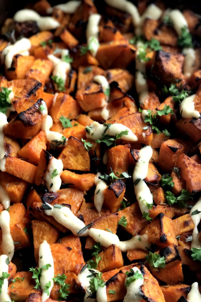 crispy spicy sweet potatoes