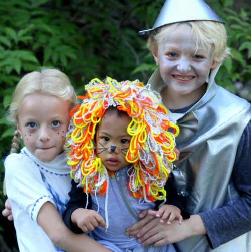 Family Halloween Costumes- how to put together themed Wizard of Oz costumes