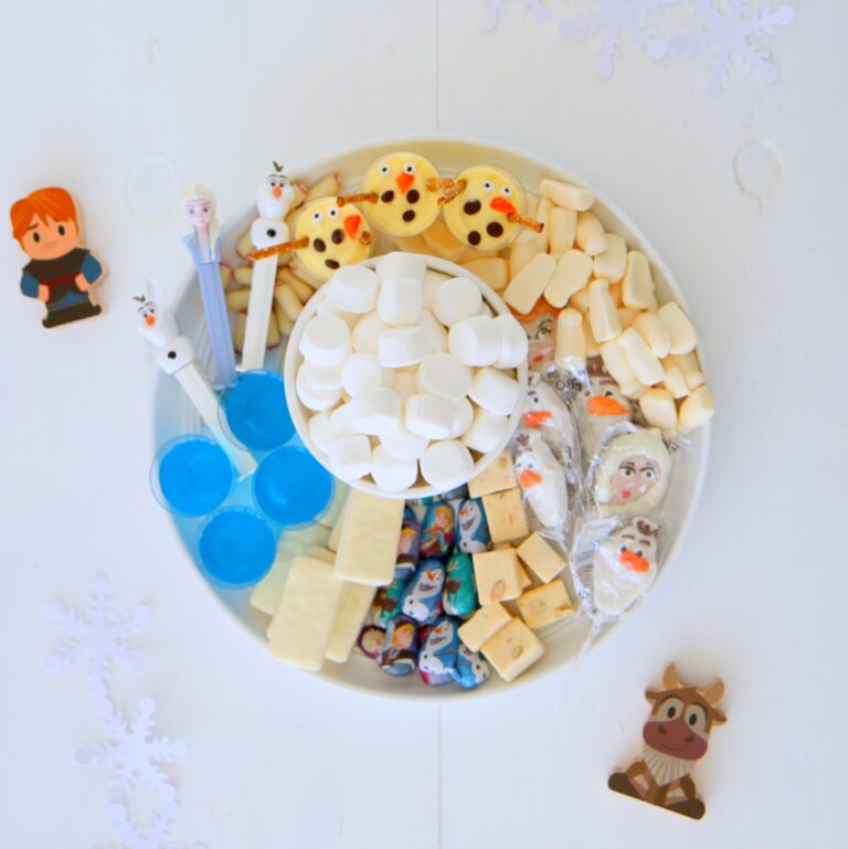 frozen themed party platter