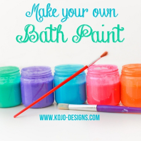 Homemade Bath Paint Recipe Kojodesigns, Bathtub Paint For Toddlers