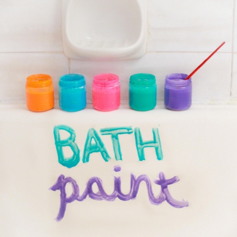Homemade Bath Paint Recipe Kojodesigns, Bathtub Paint For Toddlers